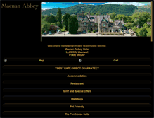 Tablet Screenshot of maenanabbey.co.uk